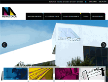 Tablet Screenshot of metrocolor.com.mx